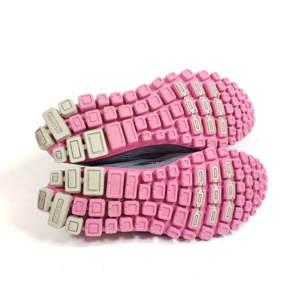 Reebok Womens Size 8.5 Athletic Shoes Gray Pink Mesh Suede - Picture 9 of 9